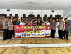 Polresta Magelang Tekan Peredaran Miras Dengan Safari Kamtibmas Untuk Cegah Kenakalan Remaja