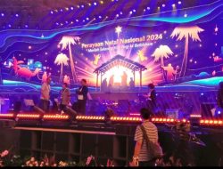 Semarak Persiapan Puncak Perayaan Natal Nasional 2024 di GBK Arena