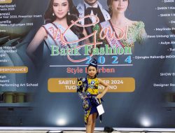 Festival Ngawi, Batik Fashion 2024 Mendapat Sambutan Positif Dari Model Cilik Shefreiya