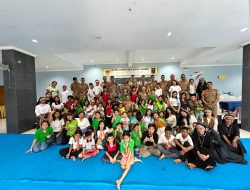 Taruna Akademi Militer Laksanakan Bakti Sosial di Panti Asuhan Bakti Mandiri