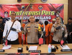 Polresta Magelang Amankan 9 Pelaku Tawuran Bersajam