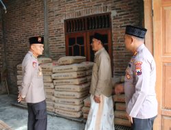 Masjid Nurul Huda Kalirejo Dibangun, Kapolresta Magelang Sumbang Semen