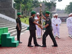 Gubernur Akmil Pimpin Sertijab Danmentar di Lapangan Pancasila