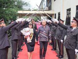 Polresta Magelang Gelar Wisuda Purna Bakti