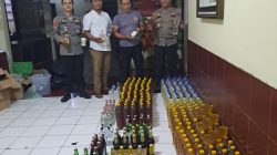 Patroli KRYD Polresta Magelang Berhasil Amankan Ratusan Botol Miras