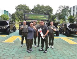 Empat Kendaraan Maung Diserahkan Untuk Operasional Resimen Taruna