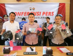 Modus Kelabuhi Pengemudi, Komplotan Pencuri Cilincing Dibekuk Polresta Magelang
