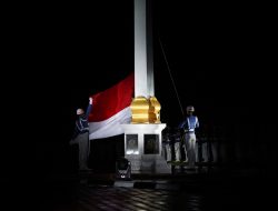 Upacara Parade Senja di Akademi Militer dipimpin Presiden Prabowo