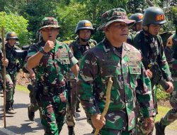 Mayjen TNI Arnold A.P. Ritiauw (Gub Akmil) Tinjau Latihan Yudha Wastu Pramuka