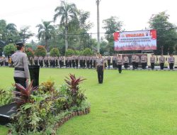 Upacara Laporan Kenaikan Pangkat Pengabdian Digelar Polresta Magelang
