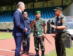 Persiapan Kunjungan Presiden Perancis Emmanuel Macron ke Akademi Militer Ditinjai Dubes Prancis