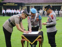 Iptu Julius Marlon Resmi Jabat Kapolsek Mungkid, Dapat Amanat Kapolresta Magelang
