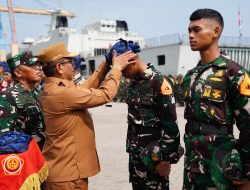 Andra Soni (Gubernur Banten) Sambut Kontingen Latsitarda Nusantara XLV/2025 di Banten