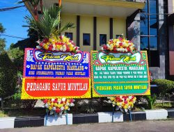 Polresta Magelang Banjir Karangan Bunga Terima Kasih atas Pemberantasan Premanisme di Pasar Muntilan