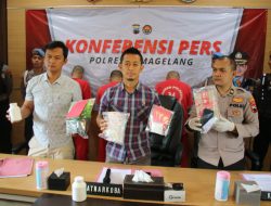 Dalam Bulan Juni Polresta Magelang Ungkap 3 Kasus Narkotika