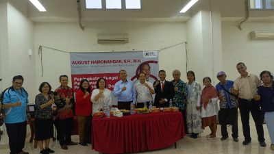 AUGUST HAMONANGAN, S.H.,M.H Anggota DPRD DKI, Gelar Sosper Perlindungan Perempuan dan Anak di Rusun Pasar Rumput