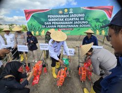 Polresta Magelang Tanam Jagung Serentak, Dukung Ketahanan Pangan Nasional