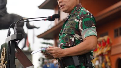 Brigjen TNI Pramungkas Agus ( Wagub Akmil) Pimpin  Pelepasan Calon Perwira Remaja TNI AD Tahun 2025