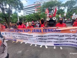 Hadapi Aksi Tertib Kaum Buruh, Polda Jateng Kedepankan Tim Negosiator dan Dalmas Tanpa Tameng