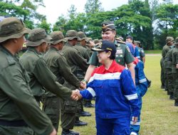Mayjen TNI Rano Tilaar (Gubernur Akmil) Hadiri Penutupan Pelatihan Bela Negara Calon Pekerja Pertamina 2025