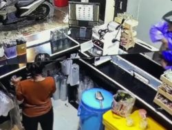 Penipu Outlet Filosofi Es Teh di Bogor Terekam CCTV