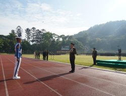 Mayjen TNI Rano Tilaar Pimpin Upacara Hari Kesaktian Pancasila dan Korpsraport Kenaikan Pangkat Organik Akmil di Lapangan Sapta Marga