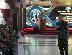 Mayjen TNI Rano Tilaar Beri Pengarahan  tentang Astagatra kepada Taruna Tingkat II dan III