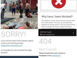 Matajabar Diserang, Diduga Akibat Permintaan Takedown