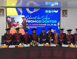 Founder Ngajee, M. Saiyid Mahadhir, Raih Gelar Doktor dari UIN Raden Fatah