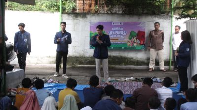 Mahasiswa HIMTI Universitas Dian Nusantara Gelar Pengabdian Masyarakat