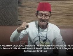 Abah Zakaria Kritik Mutasi Tanpa Kenaikan Jabatan di Bekasi