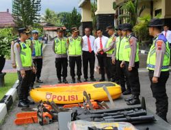 MAGELANG SIAGA BENCANA! Polresta Magelang Gelar Apel Kesiapsiagaan