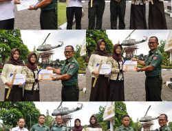 Kapen Akmil Serahkan Penghargaan Lomba Video Konten HUT ke-68 Akademi Militer