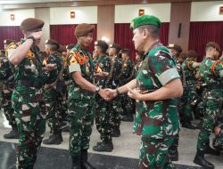 Mayjen TNI Rano Tilaar Hadiri Penutupan Masa Pengenalan Lingkungan Taruna Tingkat I/Pratar