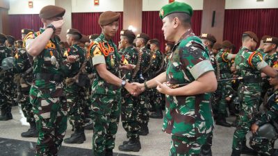 Mayjen TNI Rano Tilaar Hadiri Penutupan Masa Pengenalan Lingkungan Taruna Tingkat I/Pratar