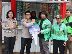 Kapolresta Magelang Resmikan Ojol Kamtibmas Mart Borobudur, Sinergi Polisi dan Pengemudi Ojol Diperkuat
