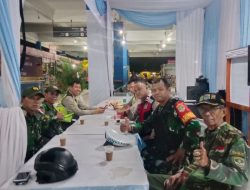 Jelang Pergantian Tahun Polsek Pasar Rebo dan Koramil 03/Pasar Rebo Patroli di Malam Hari