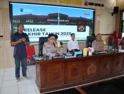 Konferensi Pers Akhir Tahun 2025 di Wilayah Hukum Polresta Magelang