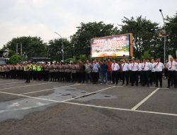 Apel Pengamanan Malam Pergantian Tahun Baru Digelar Polres Metro Bekasi Kota