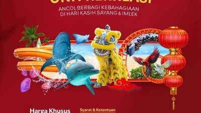 Ancol Rayakan Valentine & Imlek 2026, Satu Tiket Untuk Semua Wahana Dengan Tiket Terusan Rp150.000 Bebas Masuk Seluruh Unit Rekreasi