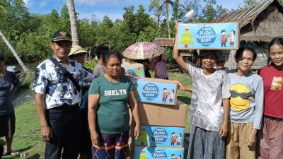 Kepulauan Mentawai Dapat Tanda Kasih 2.000 Paket Sembako Dari Panitia Natal Nasional 2025