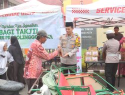 Polres Probolinggo Kota Bagikan 400 Takjil