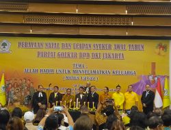 Rayakan Natal 2025 Dan Ucapan Syukur Awal Tahun 2026 Partai Golkar DPD DKI Jakarta