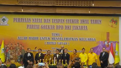 Rayakan Natal 2025 Dan Ucapan Syukur Awal Tahun 2026 Partai Golkar DPD DKI Jakarta