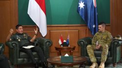 Mayjend TNI Rano Tilaar Terima Courtesy Call Atase Darat Australia