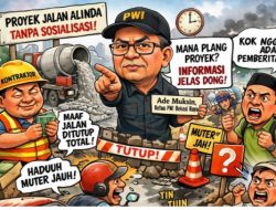Ade Muksin Ketua PWI Bekasi Raya Soroti Proyek Alinda Raya, Picu Kekacauan Lalu Lintas