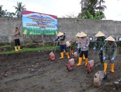 Polresta Magelang Dukung Swasembada Pangan Melalui Penanaman Jagung Serentak Kuartal I Tahun 2026 di Muntilan