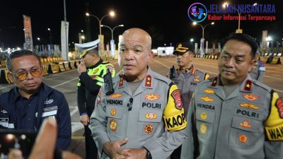 Irjen Pol Hengki Pantau Dermaga Merak Pastikan Arus Mudik Aman dan Lancar, Dermaga Merak Lengang