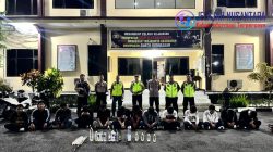 Bukber Disertai Miras dan Kembang Api di Mungkid Dibubarkan Polresta Magelang