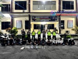 Bukber Disertai Miras dan Kembang Api di Mungkid Dibubarkan Polresta Magelang